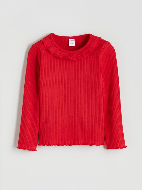 Girls' long-sleeved blouse