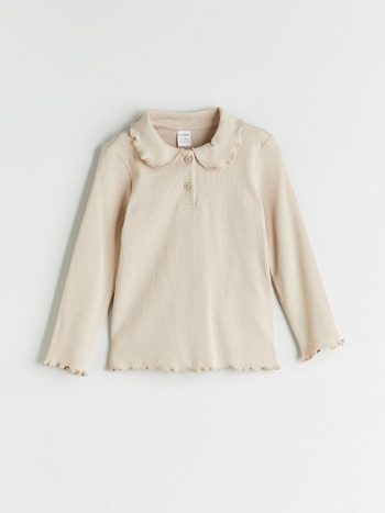 Girls' long-sleeved blouse