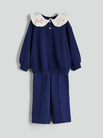 Sweater with wide pants