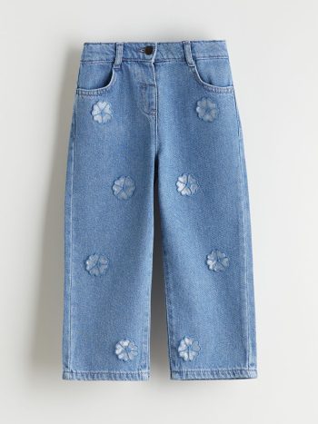 LCW Kids Blue Floral Girl's Jeans