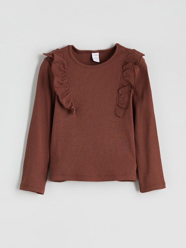 Girls' long-sleeved blouse 2. pice