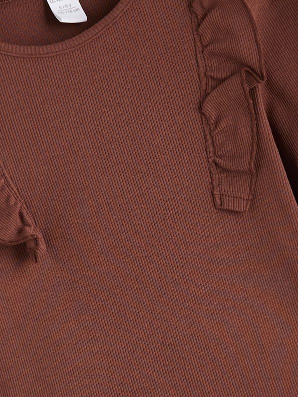 Girls' long-sleeved blouse 2. pice