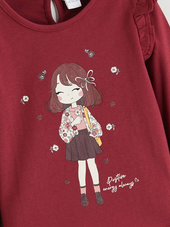 Girls' long-sleeved blouse