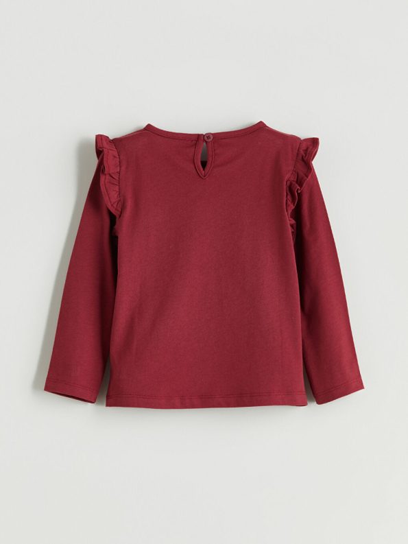 Girls' long-sleeved blouse