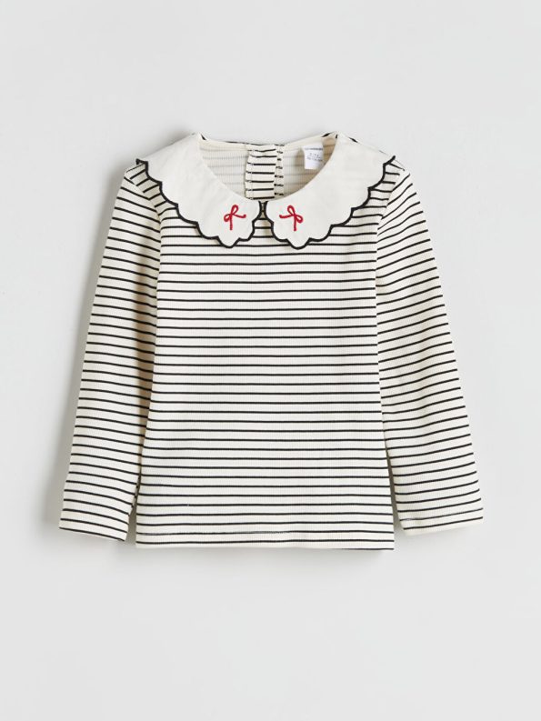 Baby Collar Checkered Dress for Girls