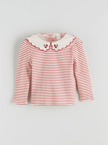 Girls' long-sleeved blouse