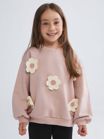 Girls' long-sleeved blouse