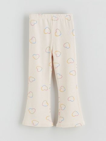 Girls' Elastic Waist Leggings Set of 2