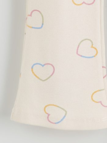 Girls' Elastic Waist Leggings Set of 2