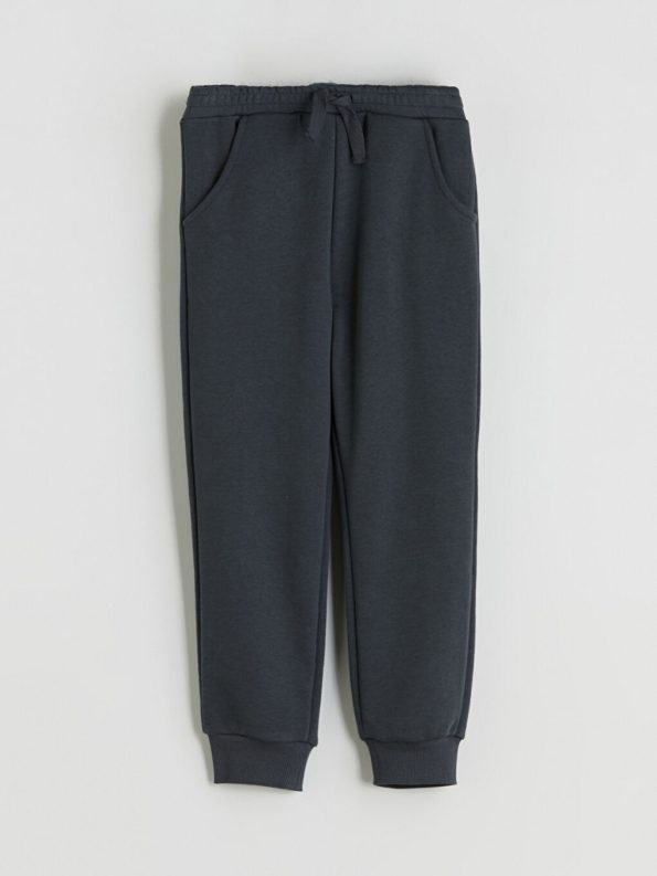 LCW Kids Orange Crew Neck Boys Sweatshirt and Jogger Pants