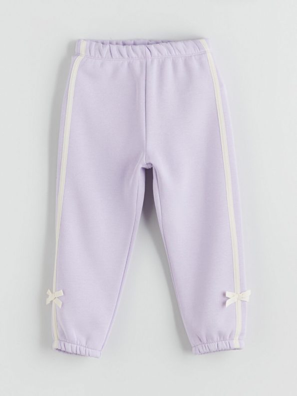Elastic Waist Floral Girl's Pants