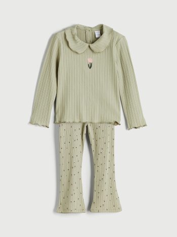 Girls' 2-piece sweatshirt and pants set