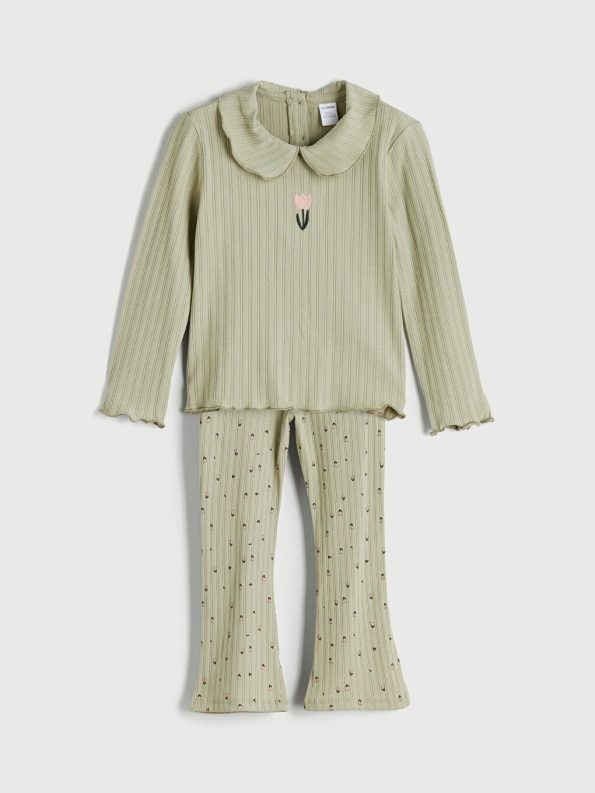 Girls' 2-piece sweatshirt and pants set