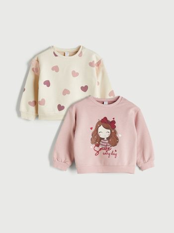 Girls' long-sleeved blouse 2 pice