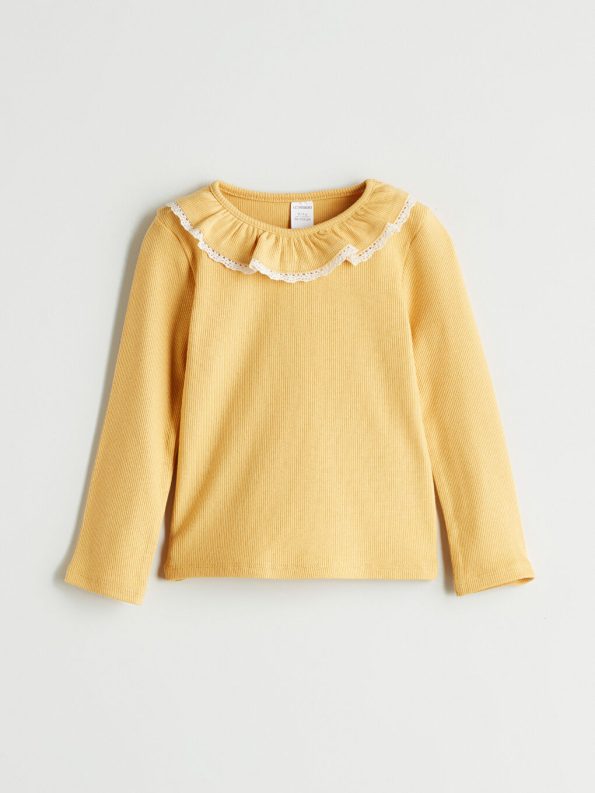 Girls' long-sleeved blouse 2 pice