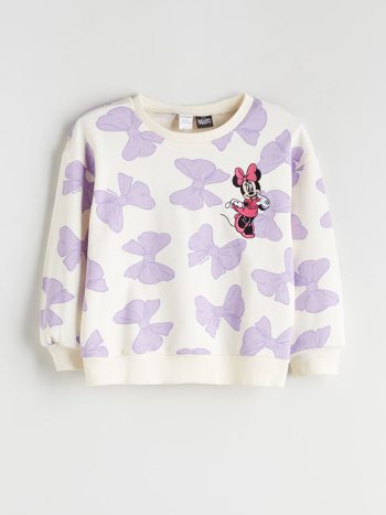 Girls' Crew Neck Sweatshirt and Sweatpants Set