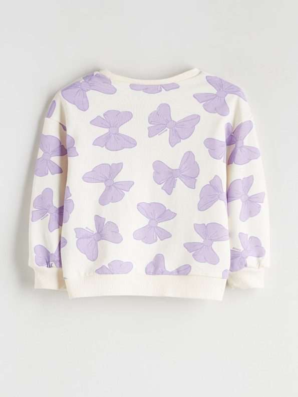 Girls' Crew Neck Sweatshirt and Sweatpants Set