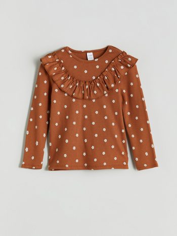 Girls' long-sleeved blouse