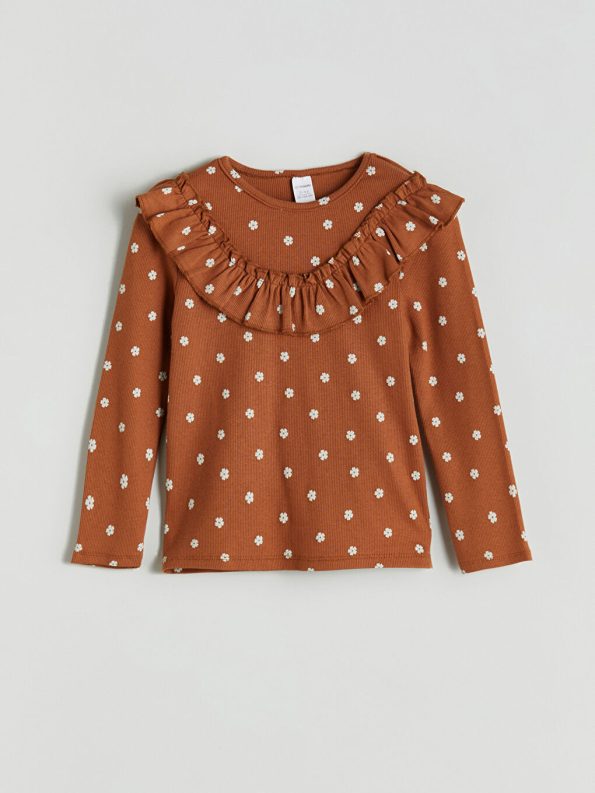 Girls' long-sleeved blouse