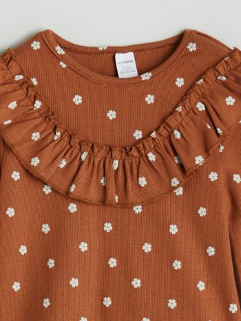 Girls' long-sleeved blouse