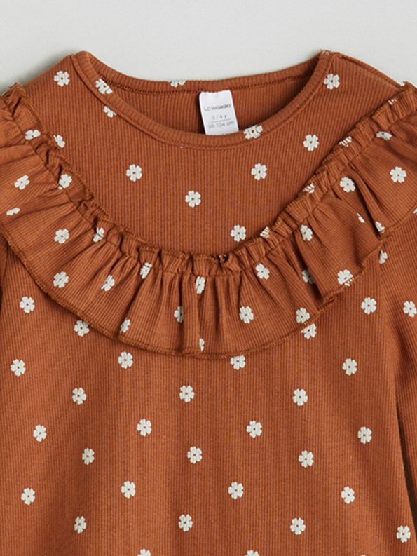 Girls' long-sleeved blouse