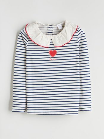 Girls' long-sleeved blouse 2. pice
