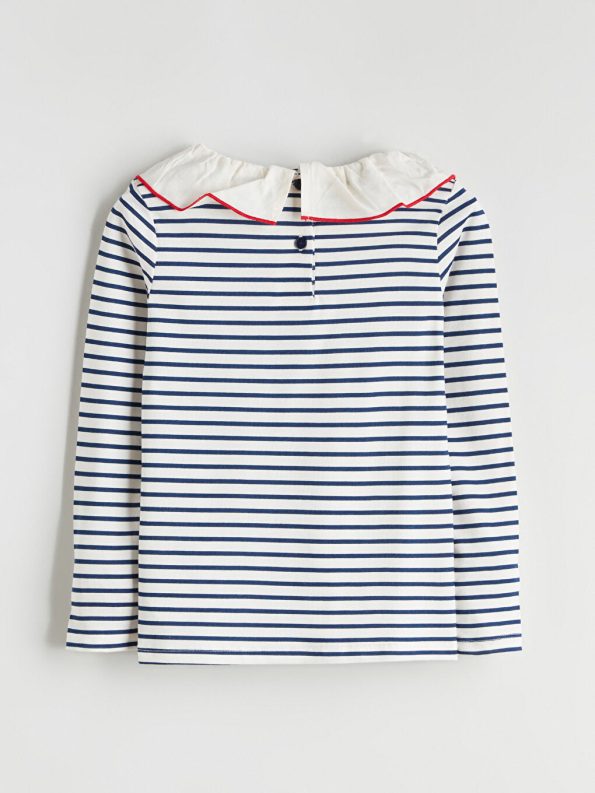 Girls' long-sleeved blouse 2. pice