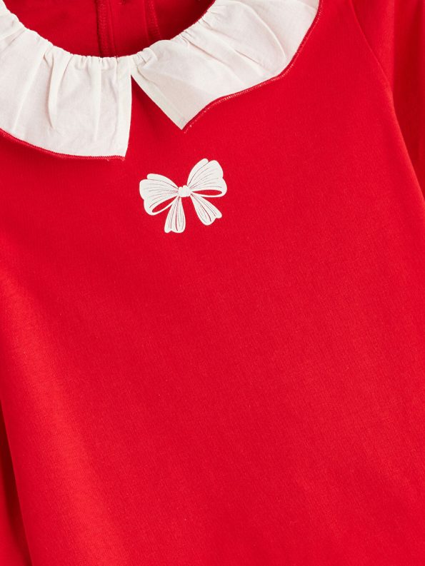 Girls' long-sleeved blouse 2. pice