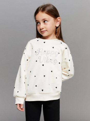 Girls' long-sleeved blouse