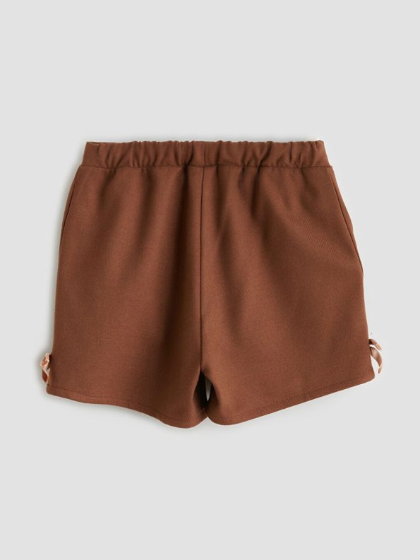 Girls' three-piece set: shirt, shorts, and long socks
