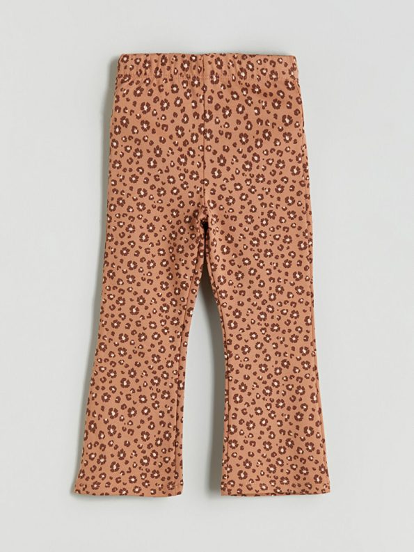 Bow Print Girl's Sweatshirt and Leggings Set