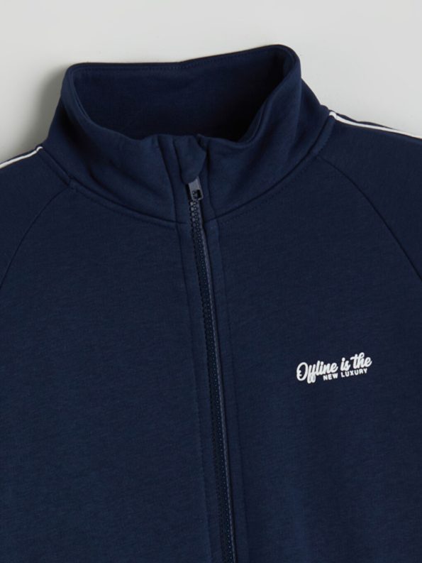 LCW Kids Navy Blue Collar Boys Tracksuit