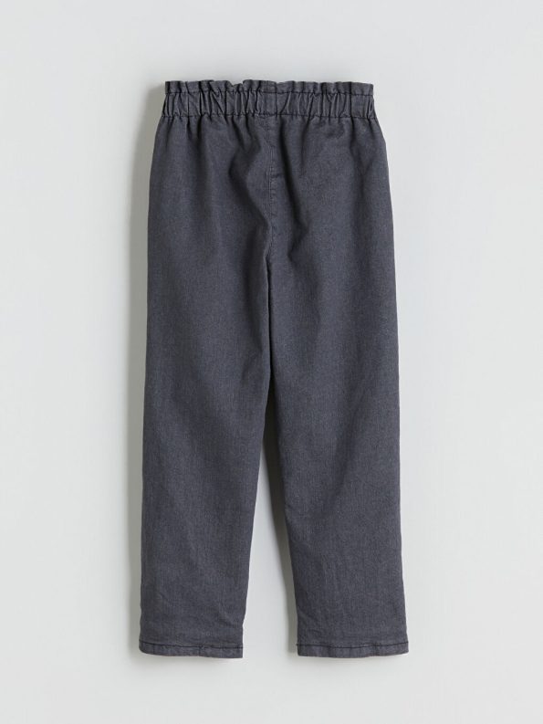 LCW Kids Gray Embroidered Heart Girls' Jeans