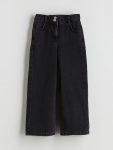 LCW Kids Black Adjustable Waist Girls' Jean Pants
