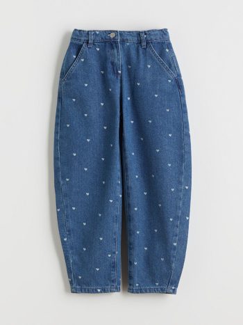 LCW Kids Indigo Balloon Fit Girls' Jeans