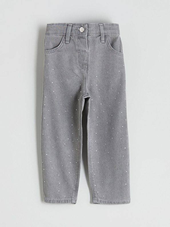 LCW Kids Adjustable Waistband Girls Denim Pants