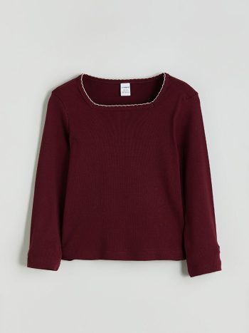 Girls' long-sleeved blouse