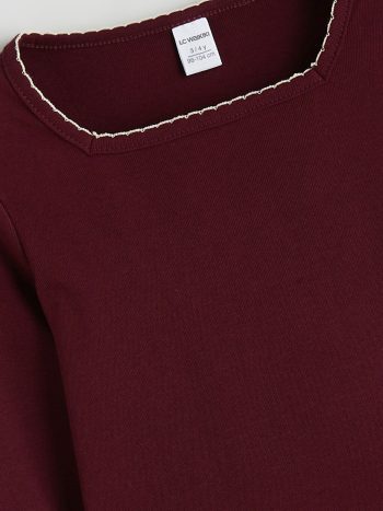 Girls' long-sleeved blouse