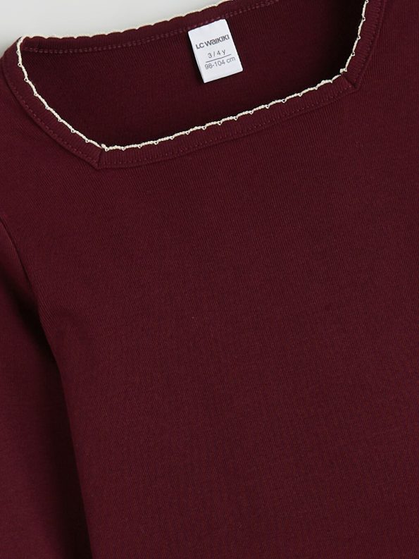 Girls' long-sleeved blouse