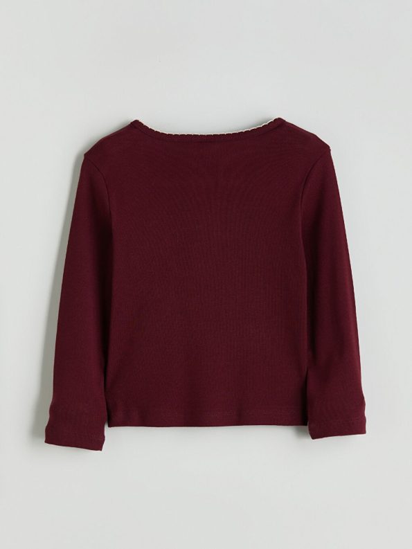 Girls' long-sleeved blouse