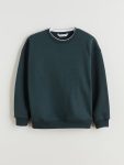 LCW Vision Green Crew Neck Boys Sweatshirt
