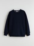 LCW Vision Navy Blue Crew Neck Sweatshirt for Boys