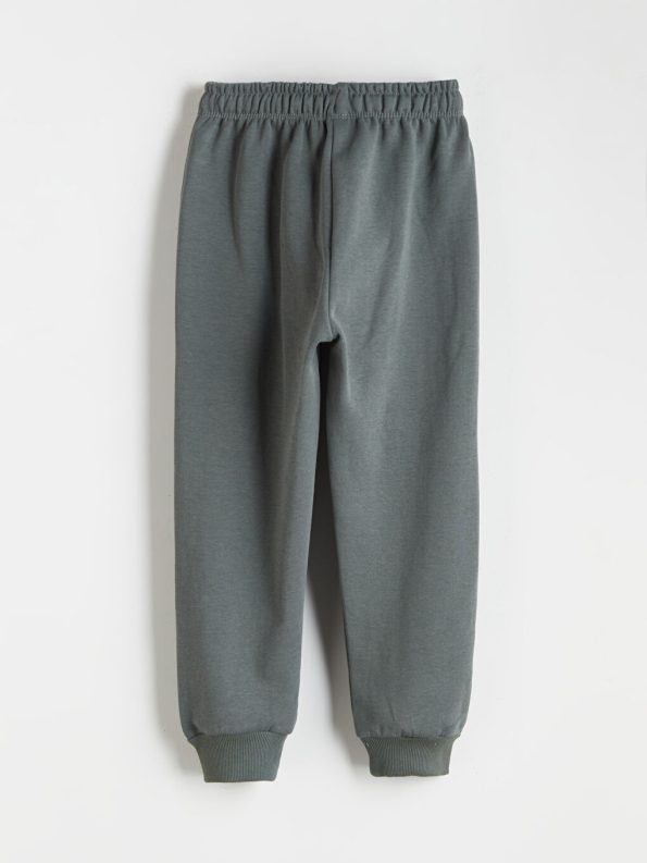 LCW Kids Green Crew Neck Boys T-Shirt and Sweatpants