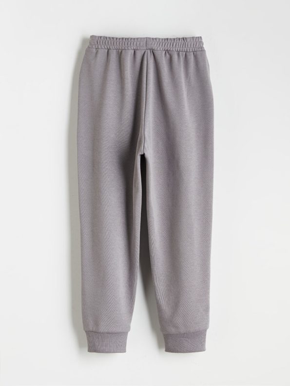 LCW Kids Gray Crew Neck Boys Sweatshirt and Sweatpants Set