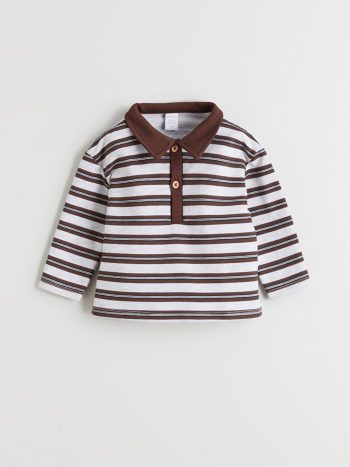LCW Baby Mixed Polo Collar Boy's T-Shirt and Jean Pants