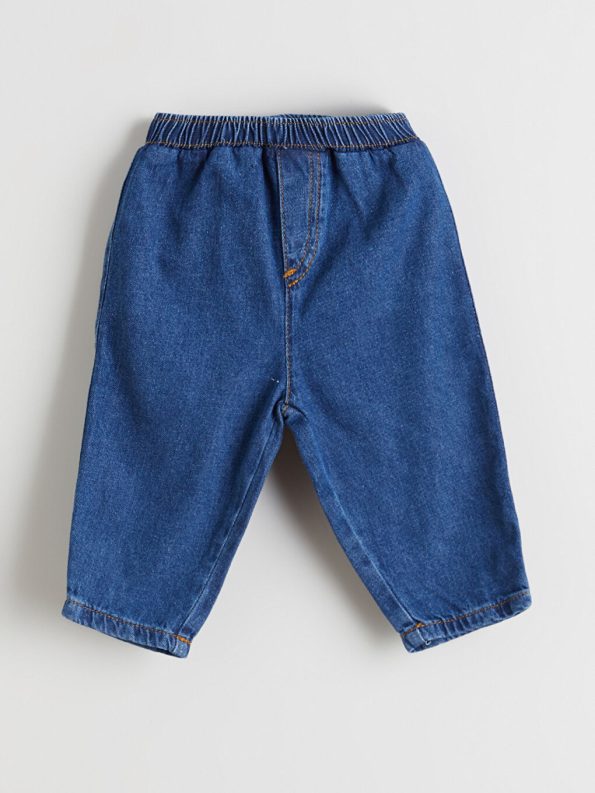 LCW Baby Mixed Polo Collar Boy's T-Shirt and Jean Pants