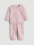 LCW Baby Pink Floral Print Girls Pajama Set