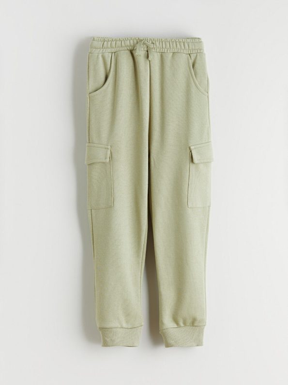 LCW Kids Beige Crew Neck Boys T-Shirt and Sweatpants