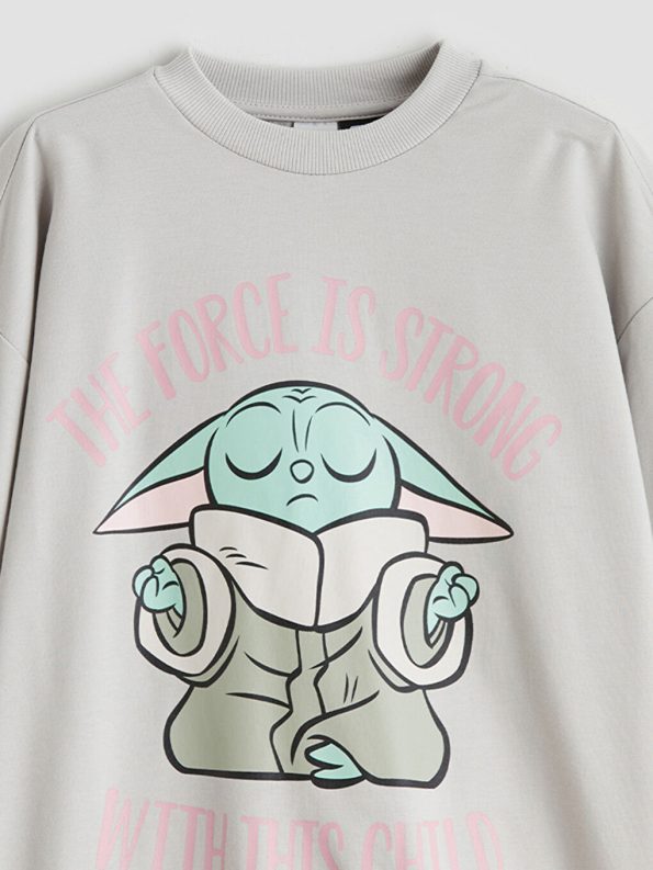LCW Kids Gray Star Wars Printed Girls Sweatshirt