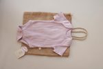 Lilac Ribbed Baby Girl Bodysuit